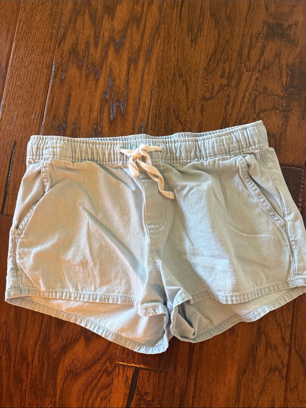 Light Blue Roxy Women’s Casual Drawstring Surf Shorts